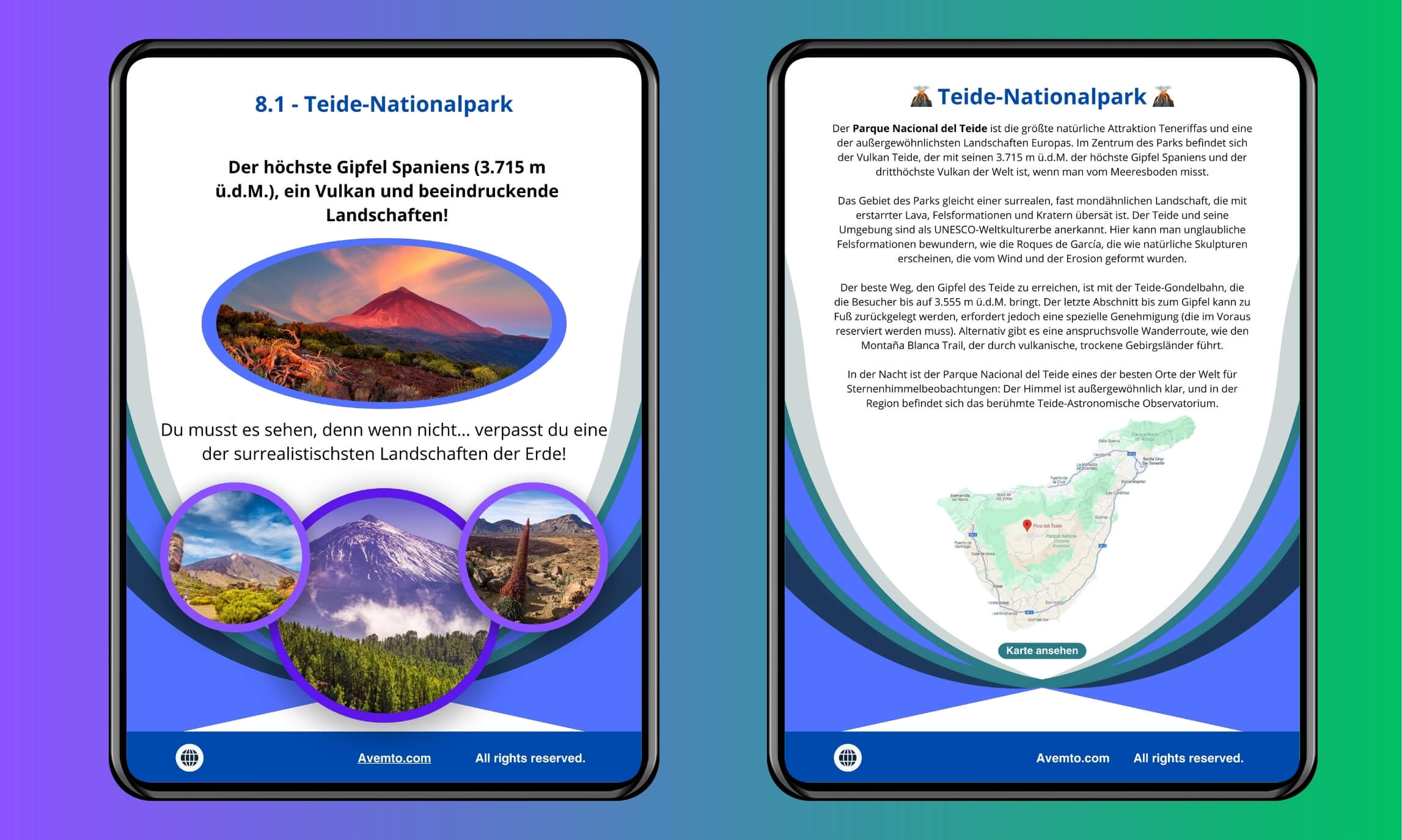 Reiseführer  Teneriffa AVEMTO